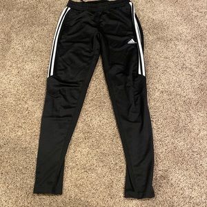 Black adidas joggers